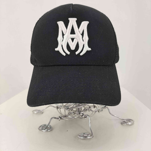 アミリ AMIRI MA LOGO TRUCKER HAT / BLK WHT メンズ